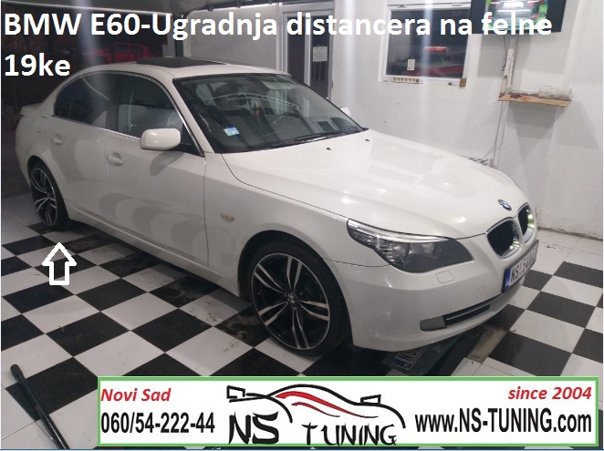 distanceri bmw e60 5x120 20mm 30mm duzi srafovi ugradnja novi sad beograd ns tuning